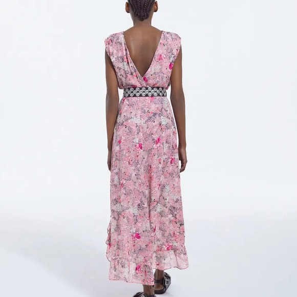The Kooples Midi Floral Print Dress - Picture 3 of 7